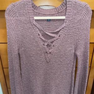 American Eagle Outfitters Mauve Sweater